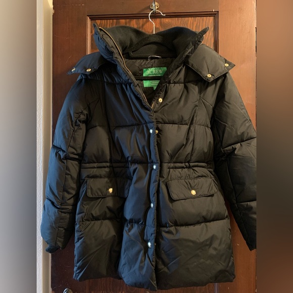 J.crew NWT Chateau puffer jacket in black size XXS - Picture 3 of 11